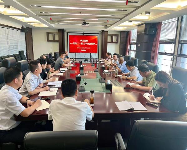 中机一院党委召开学习贯彻 党的二十届三中全会精神专题聚会